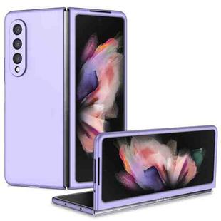 For Samsung Galaxy Z Fold4 Armor Foldable Phone Case(Purple)