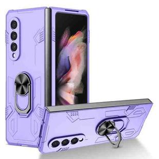 For Samsung Galaxy Z Fold4 Matte UV Shockproof Phone Case(Purple)