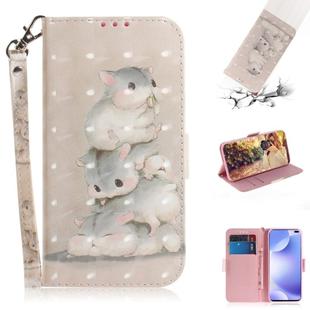 For Xiaomi Redmi K30 3D Painting Horizontal Flip Leather Case with Holder & Card Slot & Wallet & Lanyard(Squirrel)