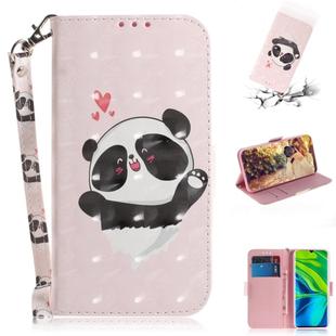 For Xiaomi Mi Note 10 3D Painting Horizontal Flip Leather Case with Holder & Card Slot & Wallet & Lanyard(Caring bear)