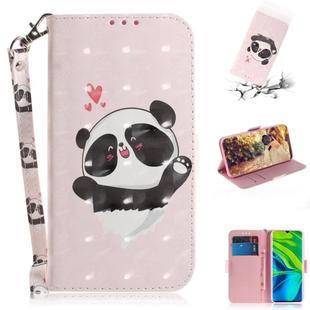 For Xiaomi Mi Note10 Pro 3D Painting Horizontal Flip Leather Case with Holder & Card Slot & Wallet & Lanyard(Caring bear)