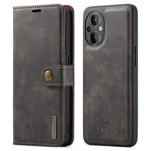 For OnePlus Nord N20 5G DG.MING Crazy Horse Texture Detachable Magnetic Leather Phone Case(Grey)