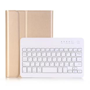 A290 For Galaxy Tab A 8.0 T290 / T295 (2019) Detachable Bluetooth Keyboard Leather Tablet Case with Stand Function(Gold)
