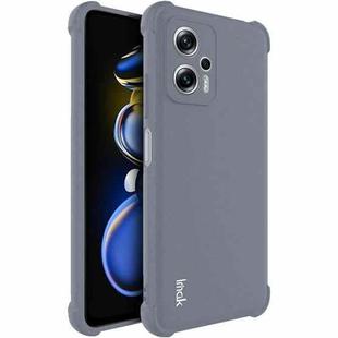For Xiaomi Redmi Note 11T Pro 5G/Note 11T Pro+ 5G IMAK All-inclusive Shockproof Airbag TPU Case with Screen Protector (Matte Grey)