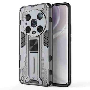 For Honor Magic4 Pro Supersonic PC + TPU Shock-proof Protective Phone Case(Grey)