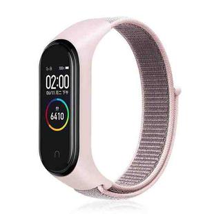 For Xiaomi Mi Band 7 Nylon Weave Watch Band(Pink Sand)