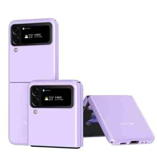 For Samsung Galaxy Z Flip4 Skin Feel Shockproof PC Fold Protective Case(Purple)