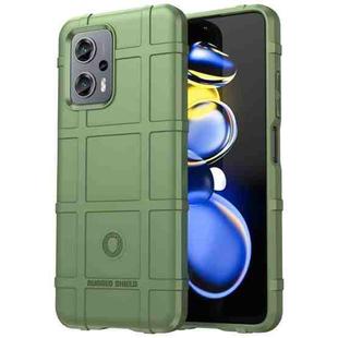 For Xiaomi Redmi Note 11T Pro+ 5G Full Coverage Shockproof TPU Phone Case(Green)