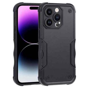 For iPhone 14 Pro Non-slip Shockproof Armor Phone Case(Black)