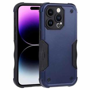 For iPhone 14 Pro Non-slip Shockproof Armor Phone Case(Blue)