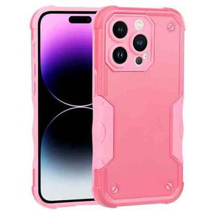 For iPhone 14 Pro Max Non-slip Shockproof Armor Phone Case (Pink)