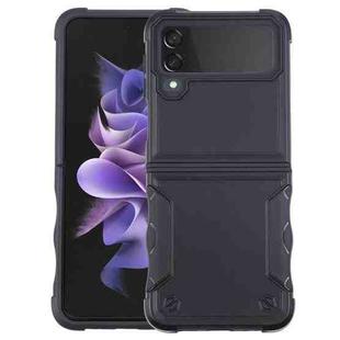 For Samsung Galaxy Z Flip4 Non-slip Shockproof Armor Phone Case(Black)