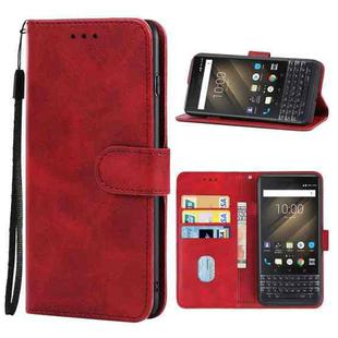 For Blackberry KEY2 Leather Phone Case(Red)