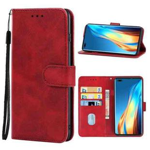 For Tecno Phantom X Leather Phone Case(Red)