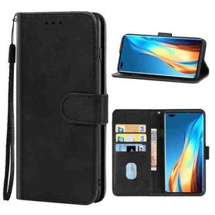 For Tecno Phantom X Leather Phone Case(Black)