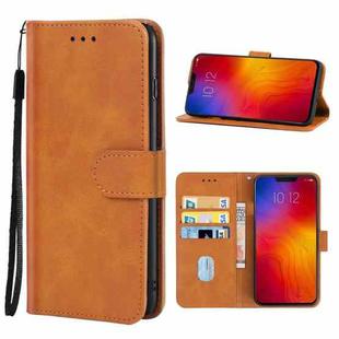 For Lenovo Z5 Leather Phone Case(Brown)