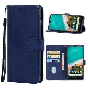 For Xiaomi Mi A3 Leather Phone Case(Blue)