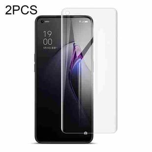 For OPPO Reno8 5G/Reno8 5G Global 2 PCS IMAK Curved Full Screen Hydrogel Film Front Protector