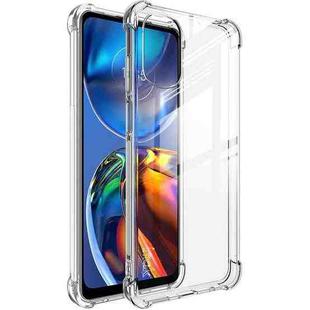 For Motorolo Moto E32 4G IMAK All-inclusive Shockproof Airbag TPU Case with Screen Protector (Transparent)