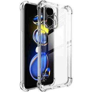 For Xiaomi Redmi Note 11T Pro 5G / Note 11T Pro+ 5G IMAK All-inclusive Shockproof Airbag TPU Case with Screen Protector (Transparent)