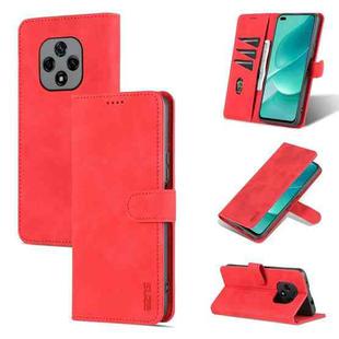 For Huawei Nova 9Z/Enjoy 50 Plus AZNS Skin Feel Calf Texture Flip Leather Phone Case(Red)