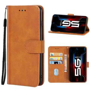 For Infinix Note 12 5G Leather Phone Case(Brown)
