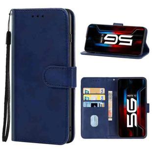 For Infinix Note 12 5G Leather Phone Case(Blue)