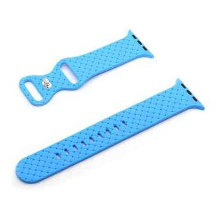 Weave Texture Watch Band For Apple Watch Ultra 49mm / Series 8&7 45mm / SE 2&6&SE&5&4 44mm / 3&2&1 42mm(Blue)