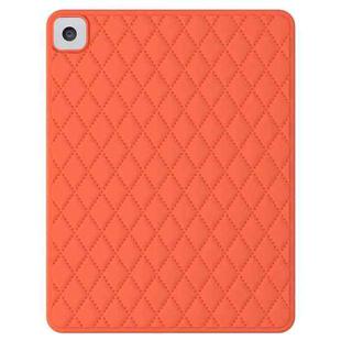 Diamond Lattice Silicone Tablet Case For iPad mini 5 / 4 / 3 / 2 / 1(Orange)
