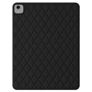 For iPad mini 6 Diamond Lattice Silicone Tablet Case(Black)