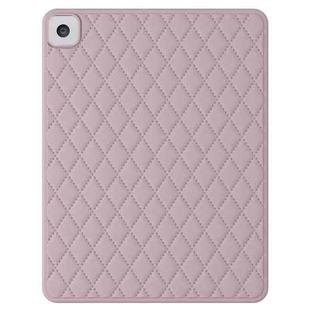 Diamond Lattice Silicone Tablet Case For iPad Pro 10.5 2019 / 2017(Pale Pinkish Grey)