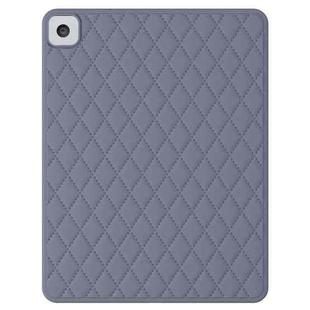 For iPad 10.2 2019 / 2020 / 2021 Diamond Lattice Silicone Tablet Case(Grey)