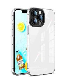 For iPhone 14 Plus Candy Color TPU Phone Case (Black)