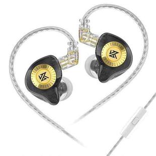 KZ-EDX Ultra Dual Magnetic Dynamic In-Ear Headphones,Length: 1.2m(With Microphone)