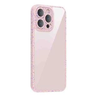 Skystar Shockproof TPU + Transparent PC Phone Case For iPhone 14 Pro(Pink)