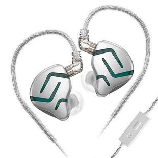 KZ-ZES Electrostatic Dynamic Hybrid HIFI In-Ear Headphones,Length: 1.2m(With Microphone)