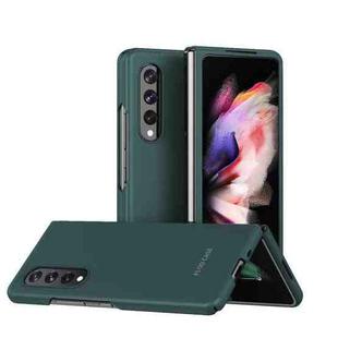 For Samsung Galaxy Z Fold4 5G Skin Feel Shockproof PC Fold Protective Phone Case(Green)