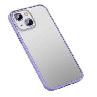 For iPhone 14 Matte PC + TPU Phone Case (Purple)