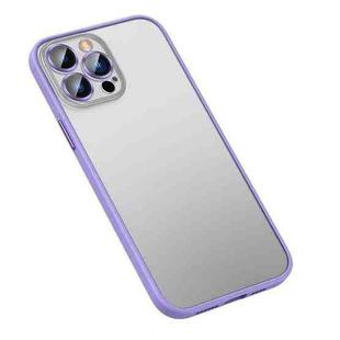 For iPhone 14 Pro Matte PC + TPU Phone Case(Purple)