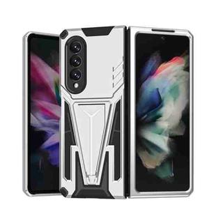 For Samsung Galaxy Z Fold4 5G Super V Armor PC + TPU Phone Case(Silver)