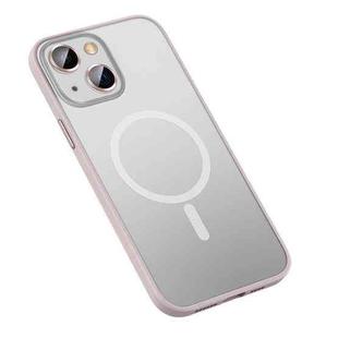 For iPhone 14 Plus MagSafe Matte Phone Case (Pink)