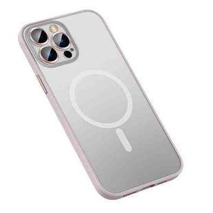 For iPhone 14 Pro Max MagSafe Matte Phone Case (Pink)