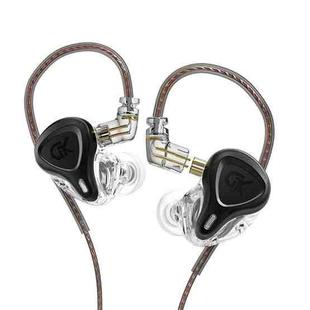 GK G5 1.25m Dynamic Subwoofer HiFi In-Ear Headphones, Style:Without Microphone(Black)