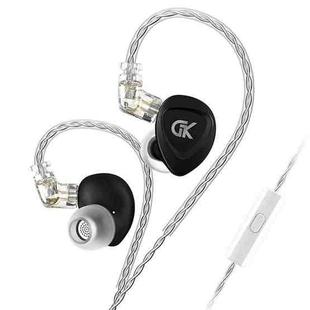 GK GSE Ten-Unit Coil Iron Subwoofer HIFI In-Ear Headphones(With Microphone)