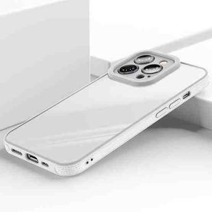 For iPhone 14 Pro PC + TPU Shockproof Case(White)