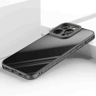 For iPhone 14 Pro PC + TPU Shockproof Case(Black)