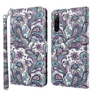 For Sony Xperia 10 IV 3D Painting Pattern Flip Leather Phone Case(Swirl Pattern)