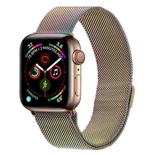 Milanese Stainless Steel Watch Band For Apple Watch Ultra 49mm&Watch Ultra 2 49mm / Series 9&8&7 45mm / SE 3&SE 2&6&SE&5&4 44mm / 3&2&1 42mm(Colorful)