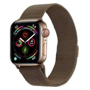 Milanese Stainless Steel Watch Band For Apple Watch Ultra 49mm&Watch Ultra 2 49mm / Series 9&8&7 45mm / SE 3&SE 2&6&SE&5&4 44mm / 3&2&1 42mm(Brown)