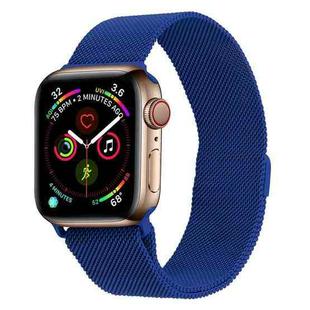 Milanese Stainless Steel Watch Band For Apple Watch Series 8&7 41mm / SE 2&6&SE&5&4 40mm / 3&2&1 38mm(Blue)